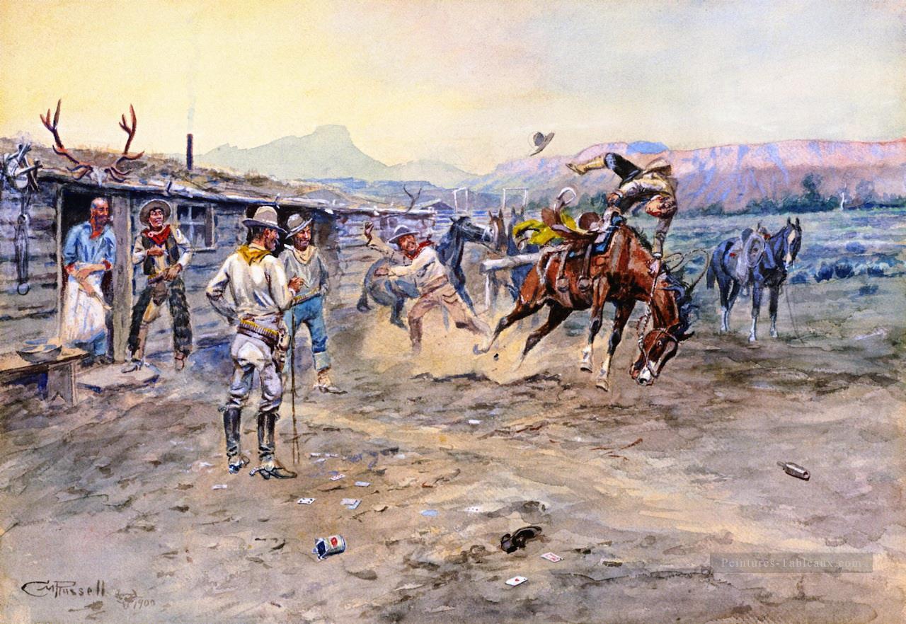 le tenderfoot 1900 1 Charles Marion Russell Peintures à l'huile